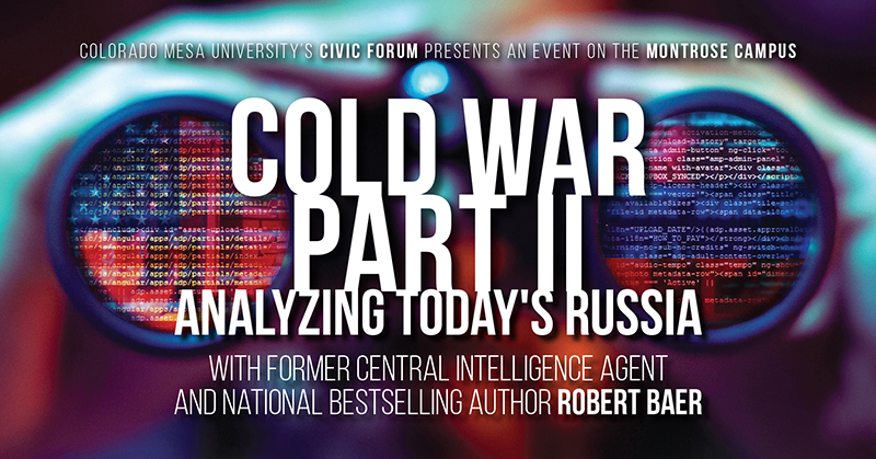 Former Central Intelligence Agent Robert Baer to Speak at CMU Montrose 