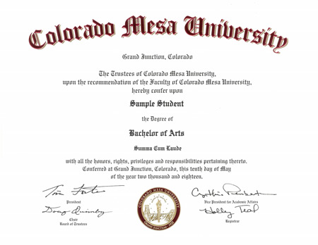 Sample Diploma