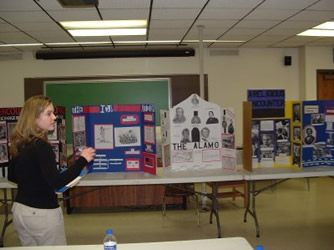 Judge at CMU's annual History Day. 